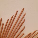 Rattan sun mirror from the 70s