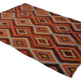 Anatolian handmade kilim rug 257 cm x 170 cm