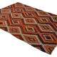 Anatolian handmade kilim rug 257 cm x 170 cm