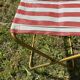Chaise de camping pliante vintage