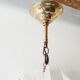 Suspension vintage aux flambeaux 1950