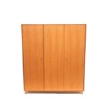 Vintage 3-door wardrobe from the 1960s