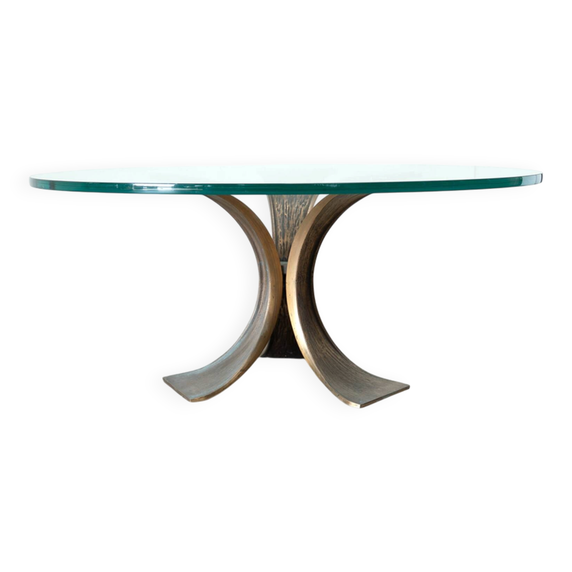 Luciano Frigerio bronze coffee table