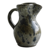 Small vintage enameled stoneware pitcher