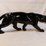 Art Deco Style Black Panther Ceramic