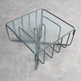 vintage coffee table | table | glass | 70's