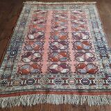 Handmade Turkmen silk carpet 163x117cm