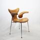 The Lily, model 3208, with armrests by Arne Jacobsen and Fritz Hansen