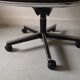 Fauteuil de bureau en cuir noir by Charles pollock pour Knoll,1970