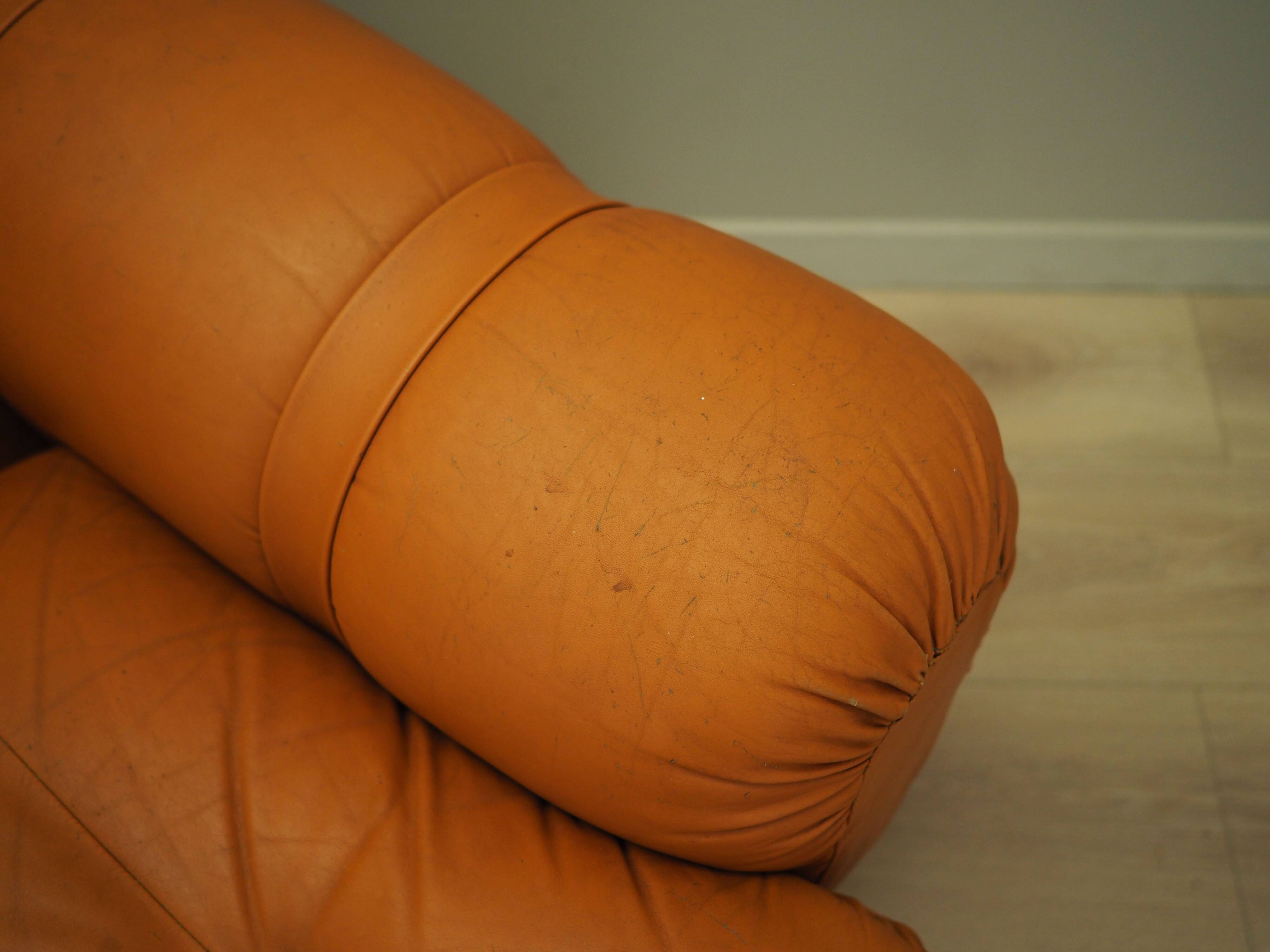 Orange sofa, Space Age design, 1960s, production: Italy