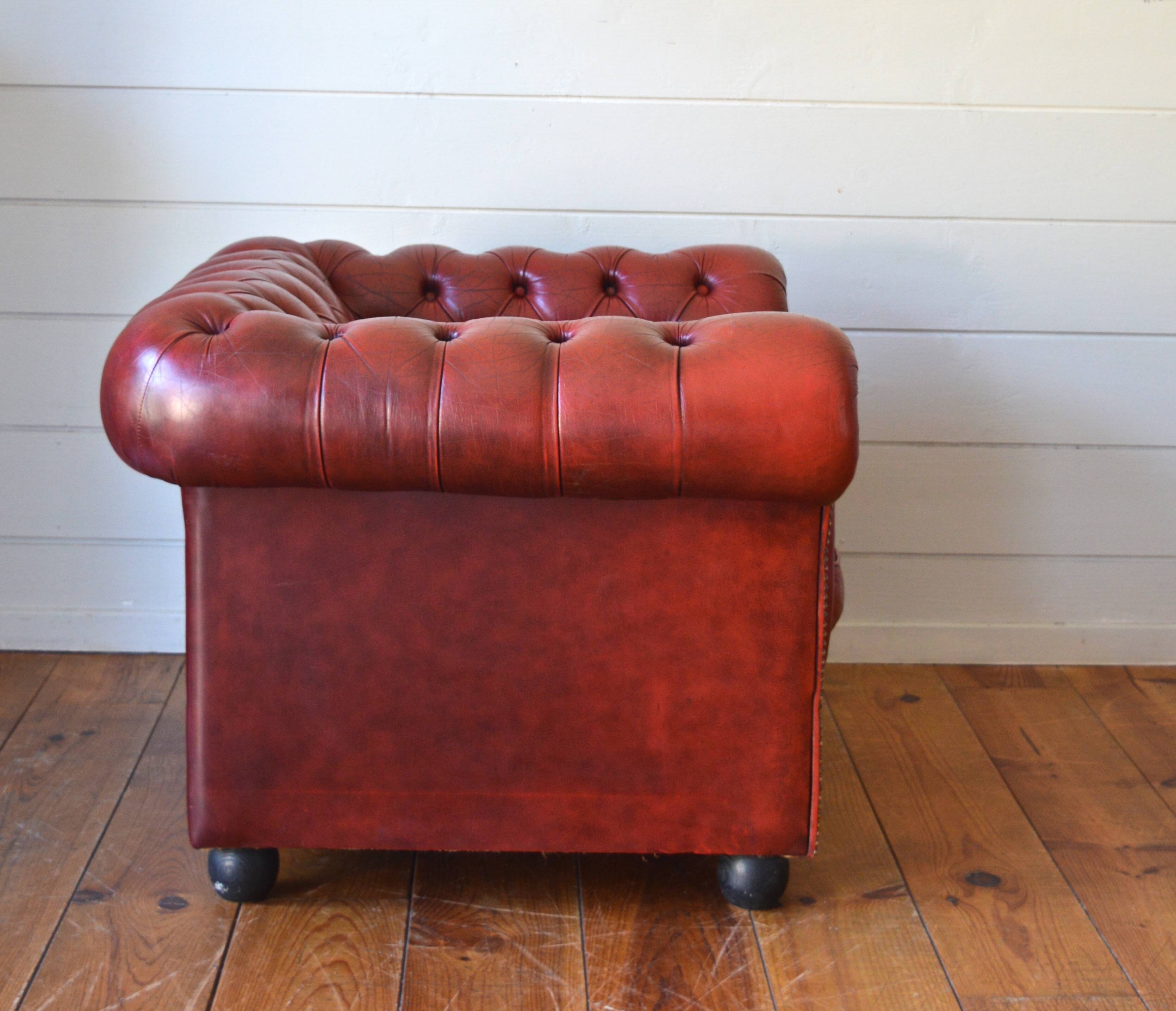Fauteuil chesterfield