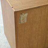 Wooden buffet U 452 pink by Jiri Jiroutek for Intérier Praha 1960