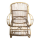 Vintage 70s rattan wicker armchair
