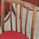 Set of 4 red dining chairs by Antonin Suman for Interier Praha.