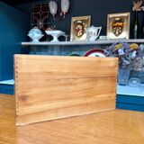 Large old wooden jug box