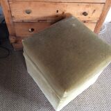 Velvet ottoman