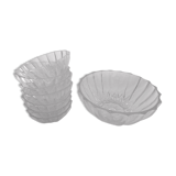 Salad with glass ramekins