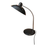 Black industrial lamp office space age made in France 70s 80s vintage