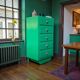 Chiffonnier art déco vert