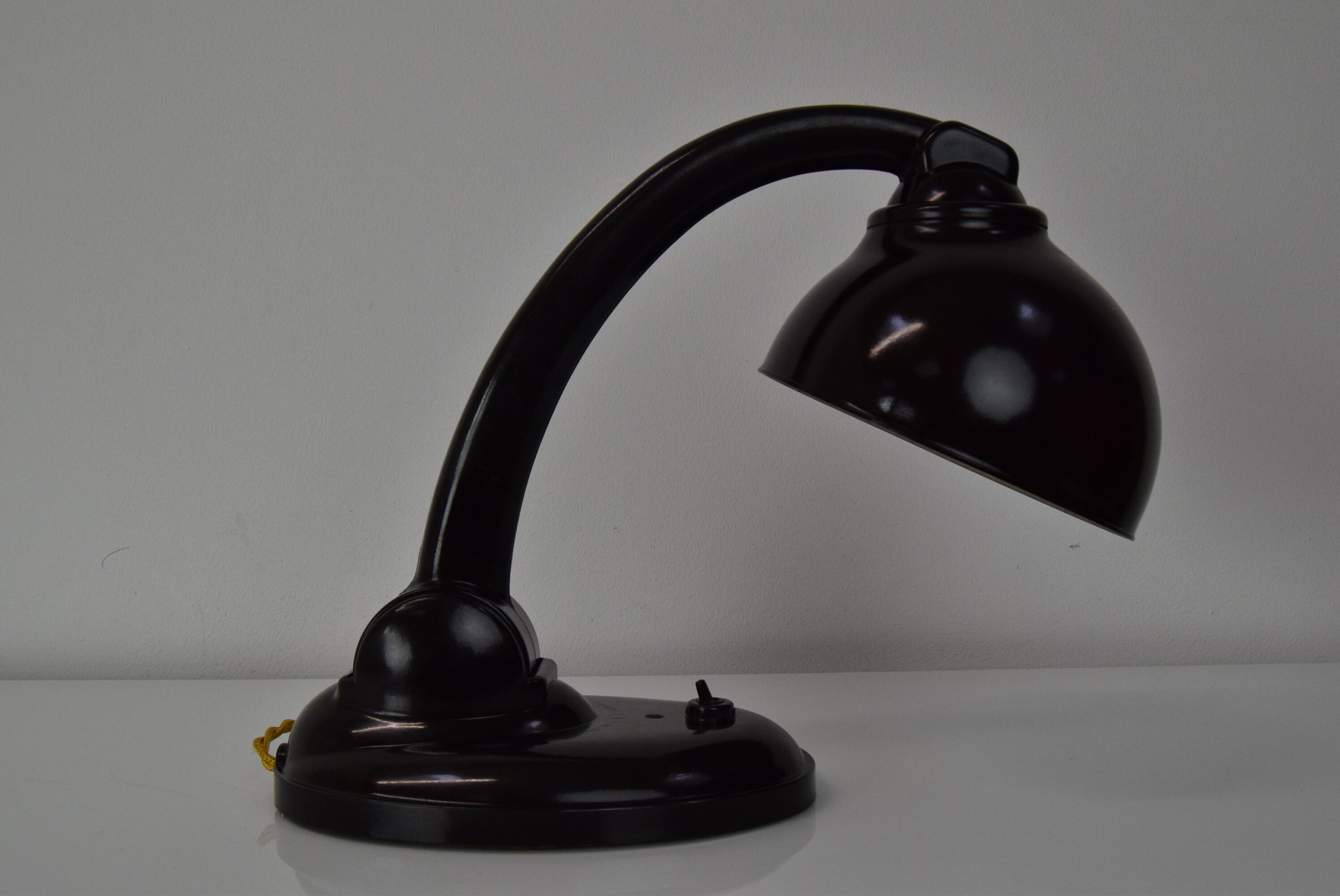 Adjustable Bakelite Table Lamp,by Eric Kirkman Cole,1940's.