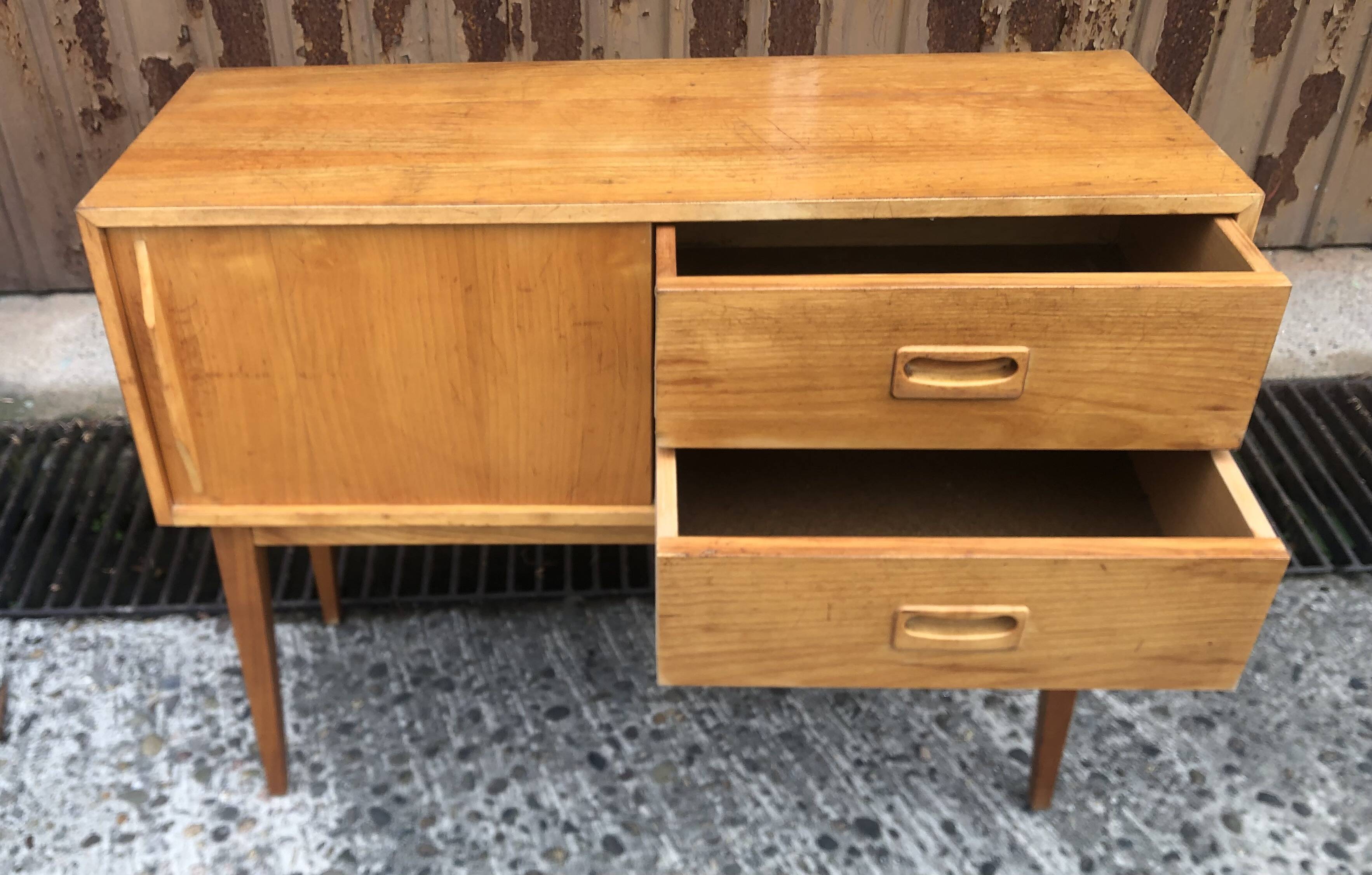 Sideboard Storage Scandinavian blond wood from the 60s
