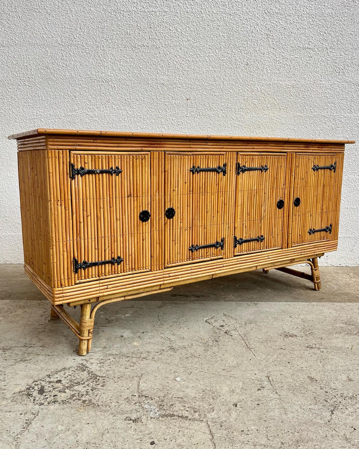 Rattan sideboard