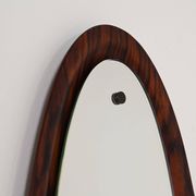 Miroir en palissandre scandinave, années 1960