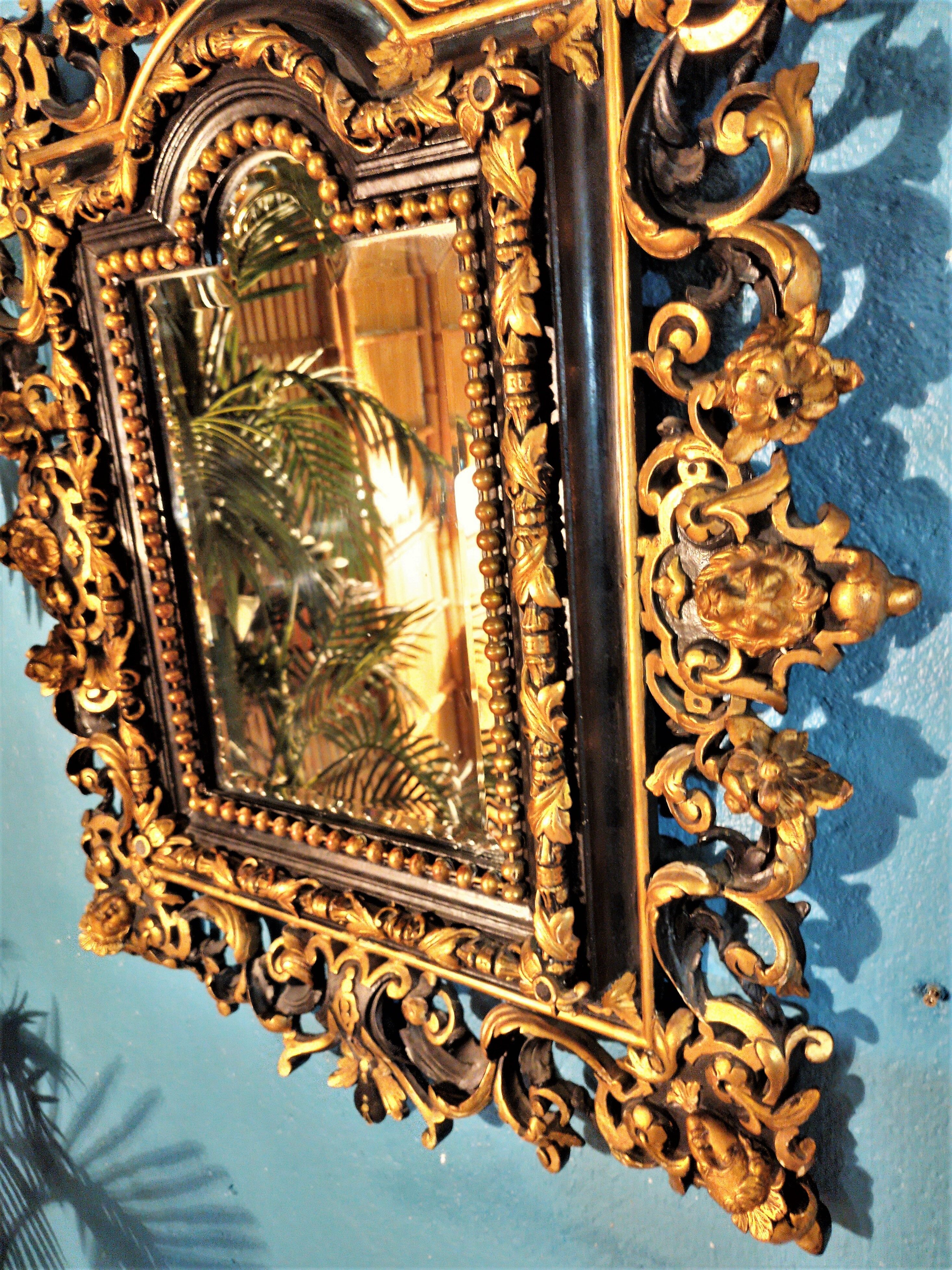 Baroque mirror Italy XIXth century