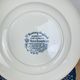 6 plates blue iron earth Royal Tudor model 17th century England ironstone