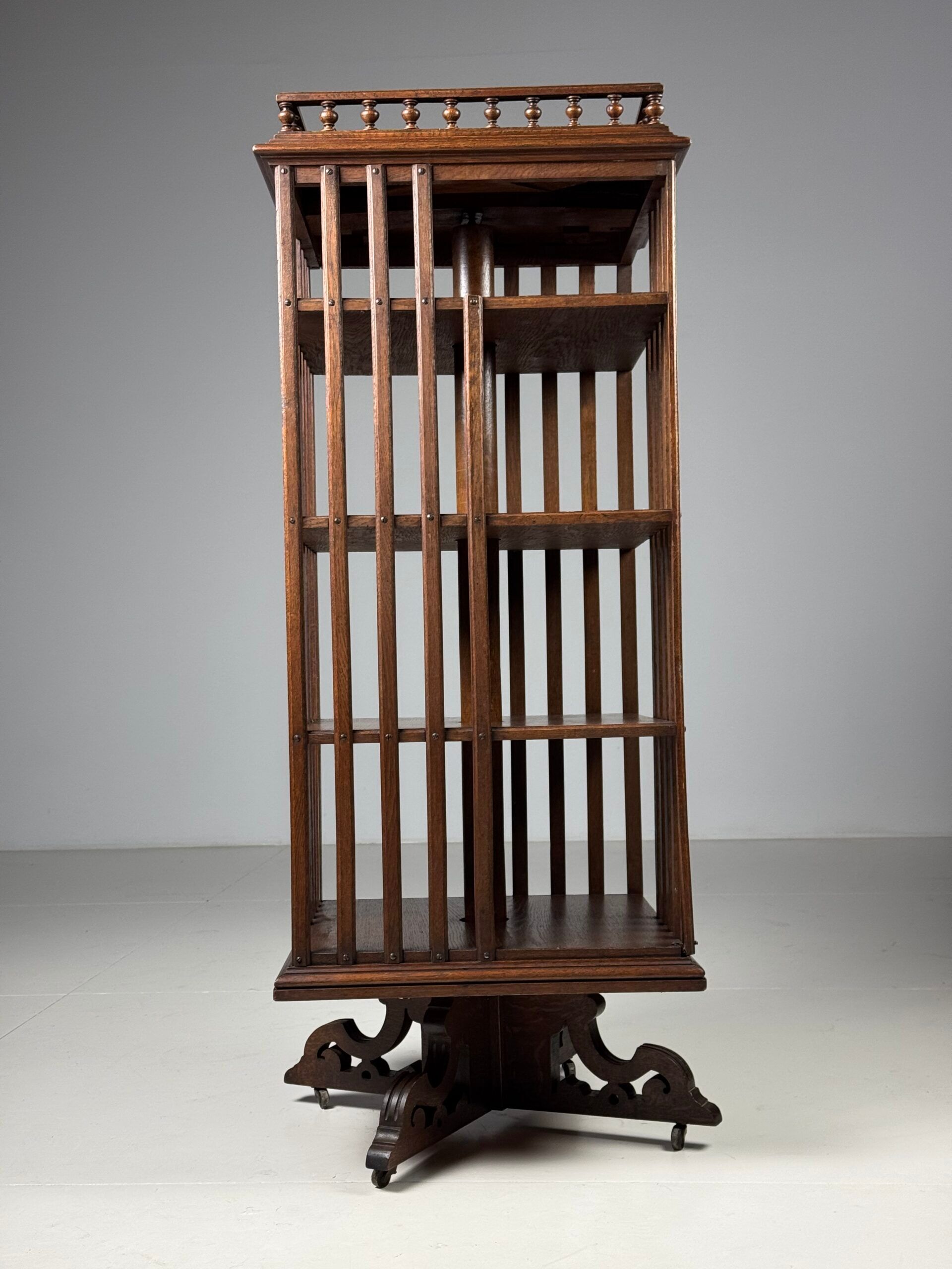 Oak book carousel ca. 1900