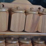 Étagère à épices en bois