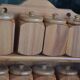 Wooden spice rack