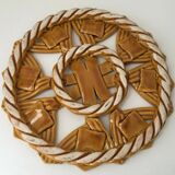 Vintage 1950s Barbotine Trivet