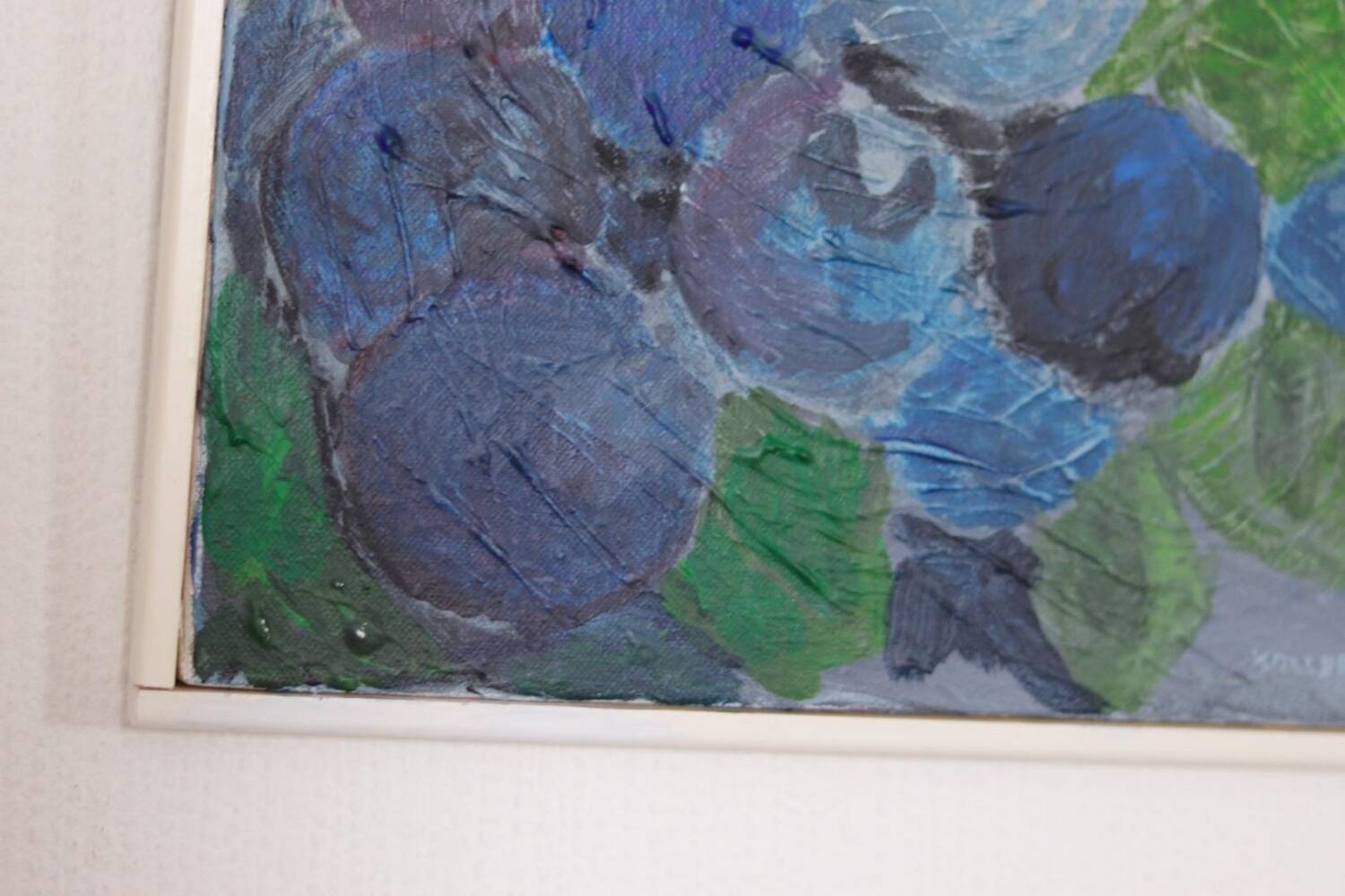 Swedish Oil on Canvas – “Blue Berries” by Martin Kallerup