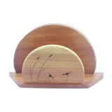 Porte courrier en bois oiseaux