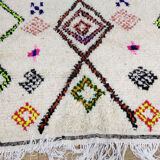 Handmade moroccan berber carpet 244 x 138 cm