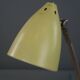 Yellow metal vintage 1960s design lamp/desk lamp