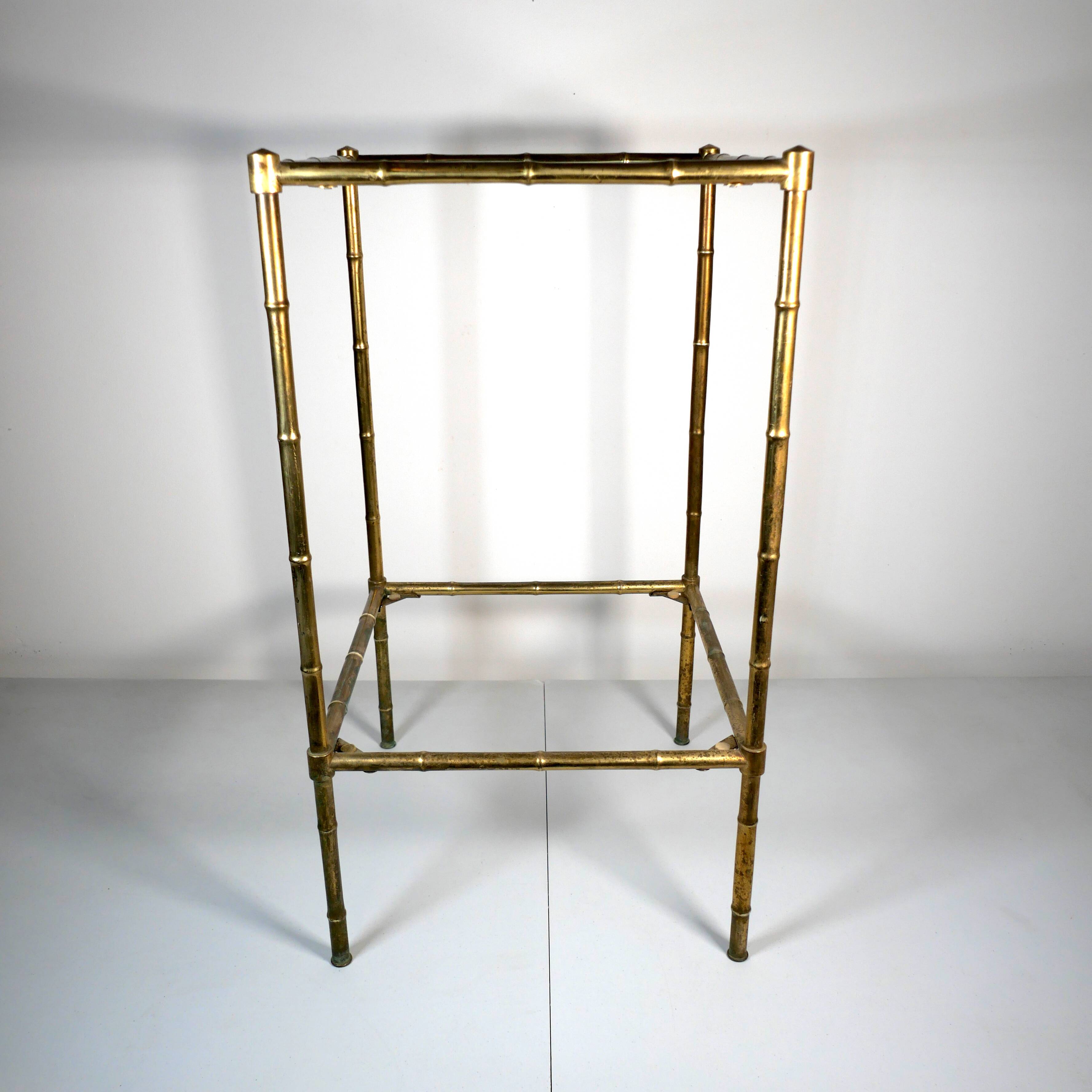 gilded brass side table