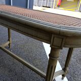 Old piano bench cannée style louis xvi