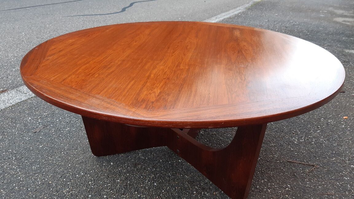 Rosewood coffee table 1970