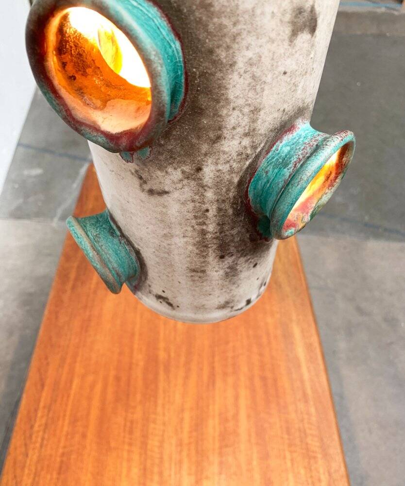 suspension en céramique de studio du milieu du siècle par Palette Design, années 1960, lot de 3