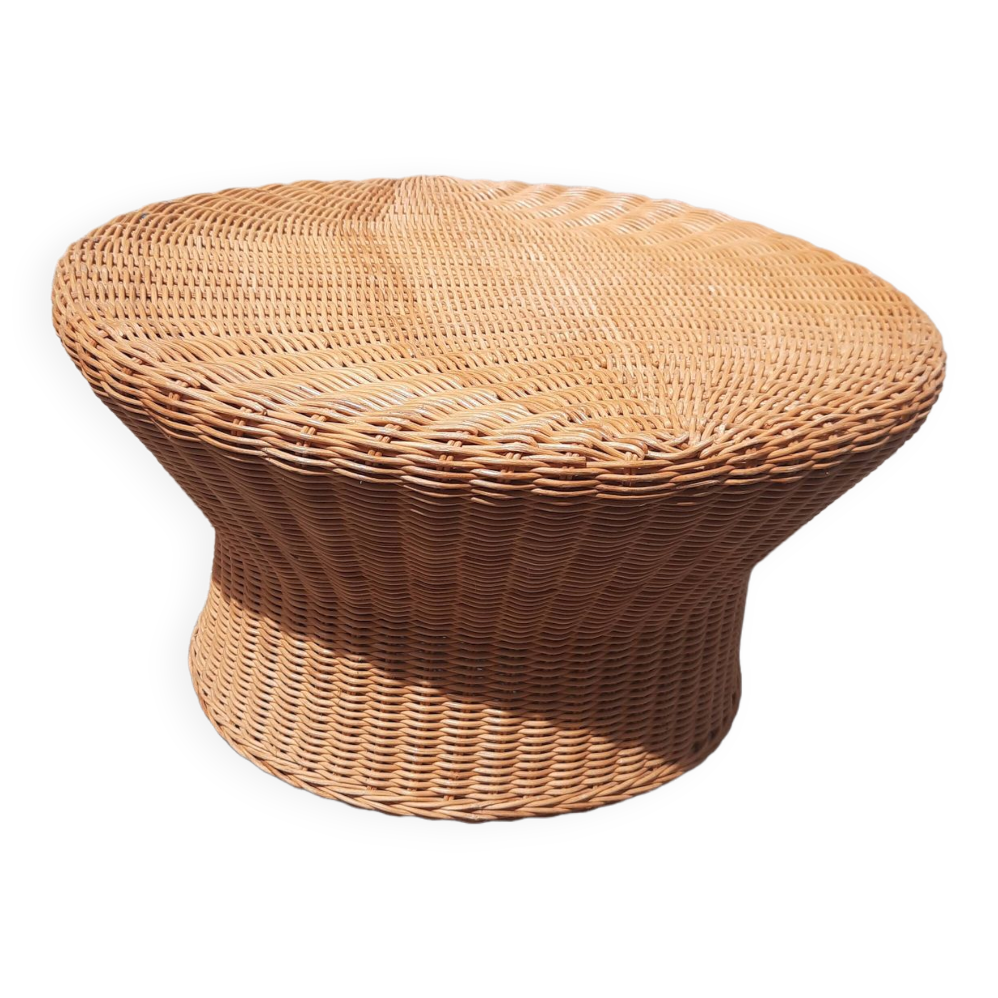 Rattan coffee table
