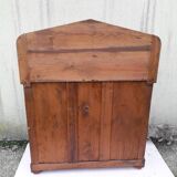 Stepped buffet in flamed mahogany veneer