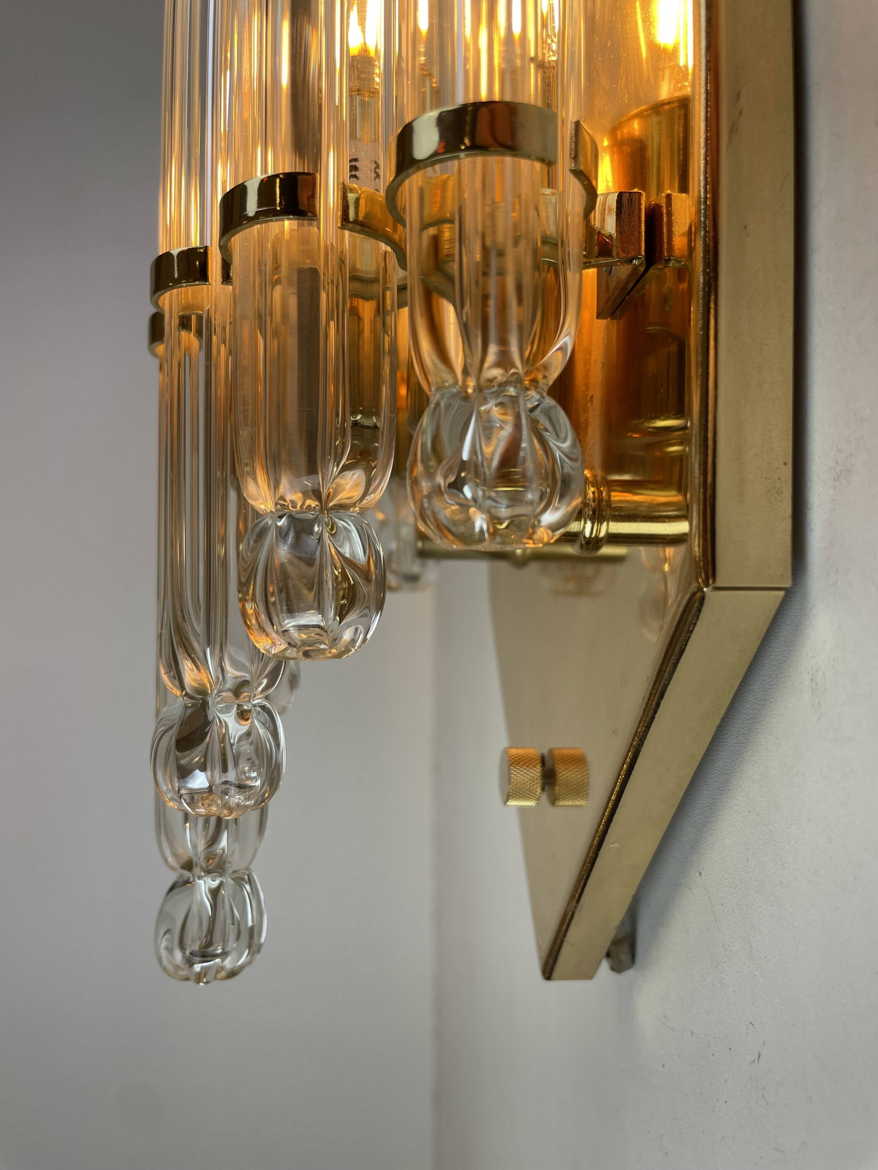 Pair of Hollywood Regency Sconces by Vadisa, 1980s