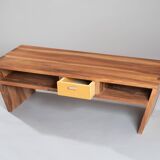 Solid walnut coffee table