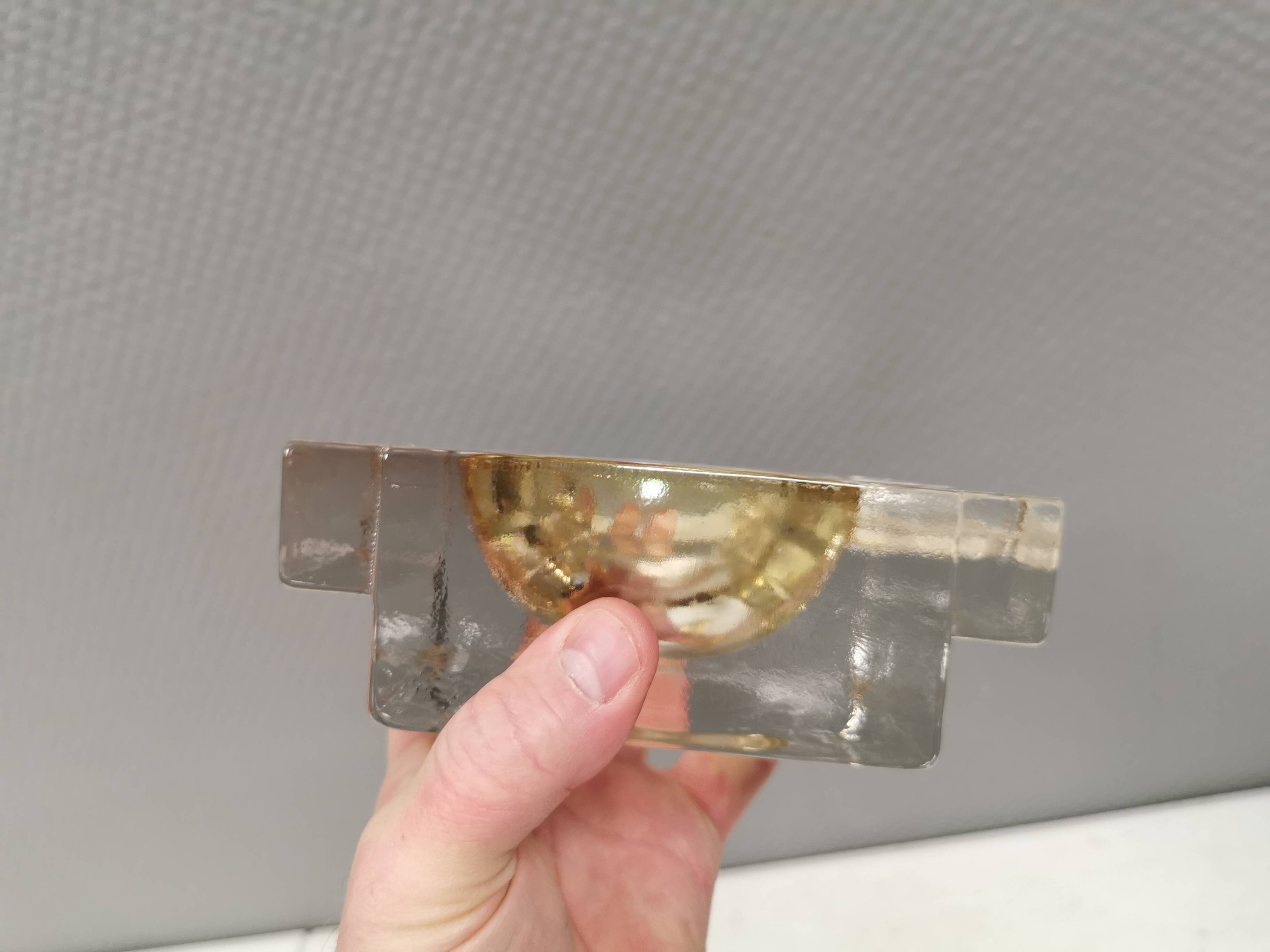 Very rare maritime wall lamp made by Danish Vitrika in the 1960s