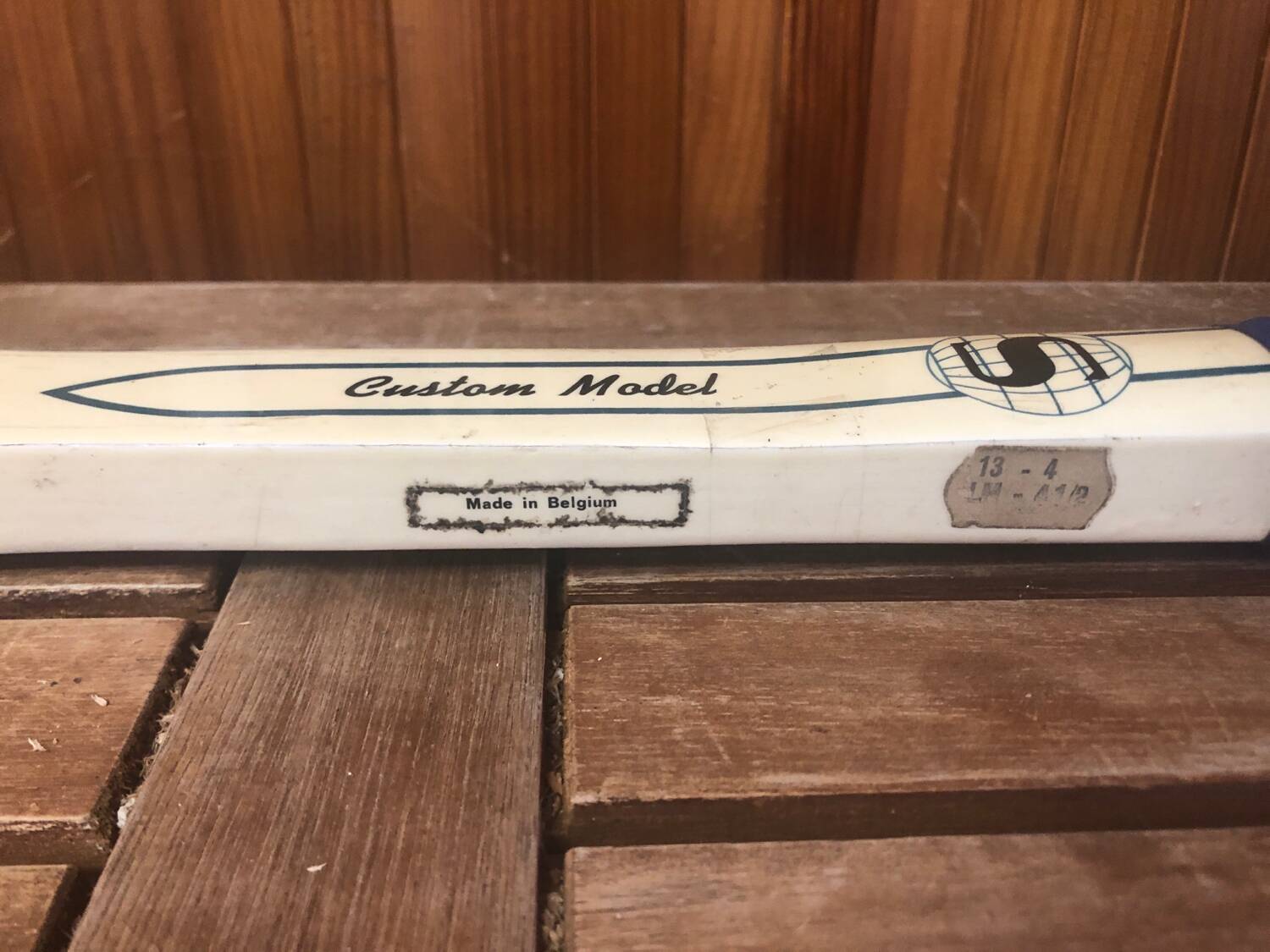 Old snauwaert expert tennis racket wood + zéphyr cross