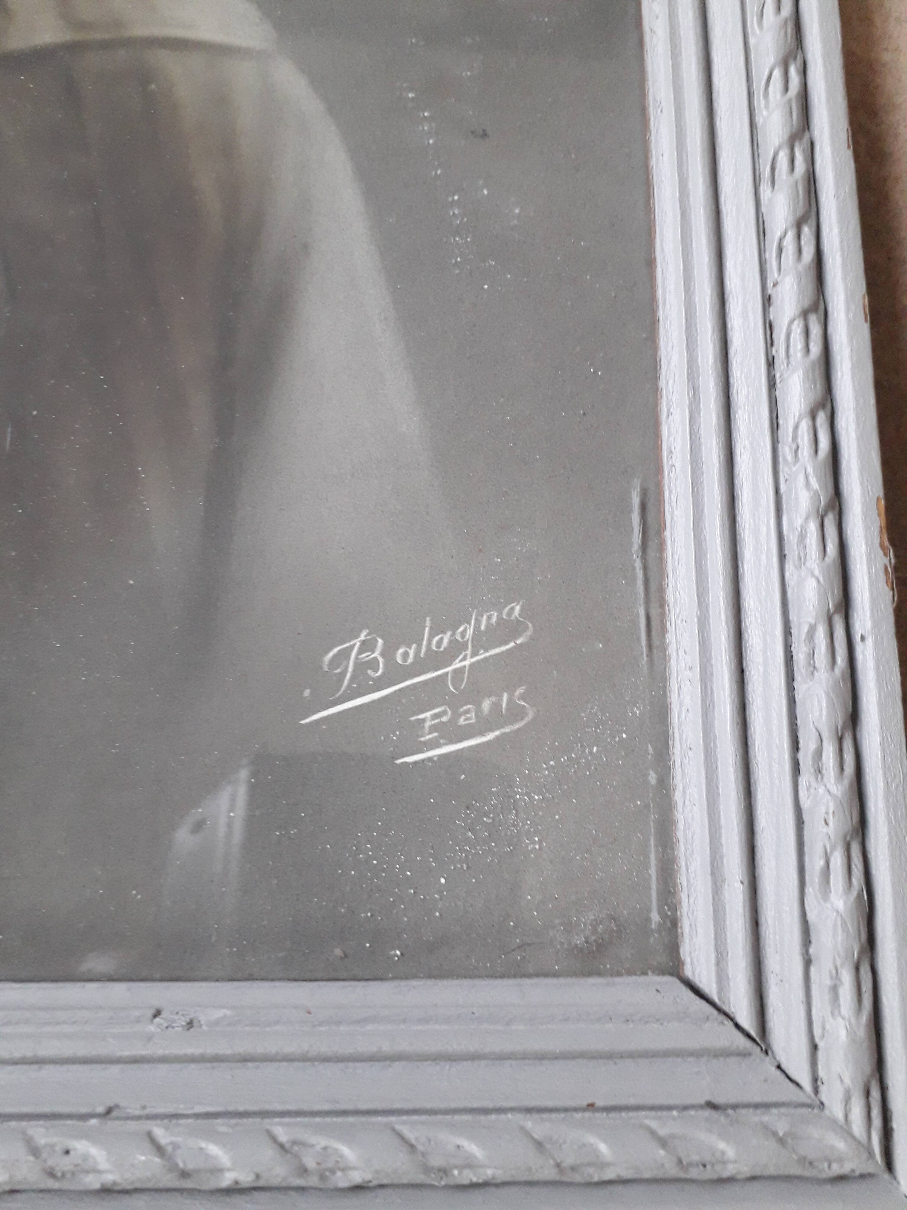 Old photograph of a woman's portrait