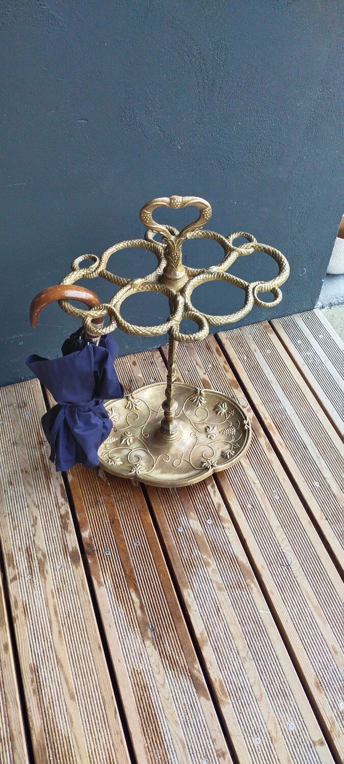 Brass umbrella stand circa 1900