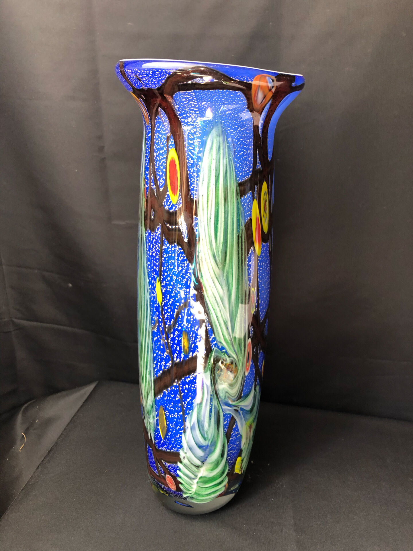 Vintage Murano glass vase - H40cm